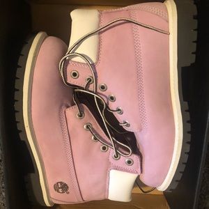 Pink Timberlands